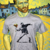 Banksy - Flowers Gris