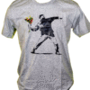 Banksy - Flowers Gris