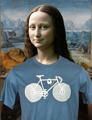 Vélo Platine Bleu